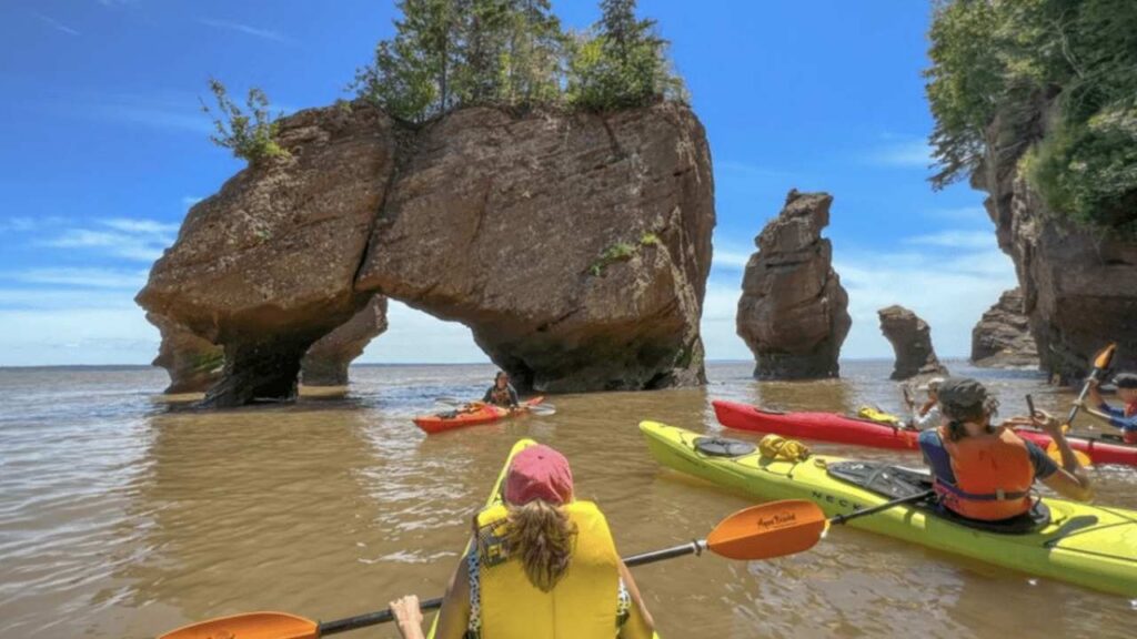 sea kayaking in the Bay of Fundy to white-water rafting in the Rockies