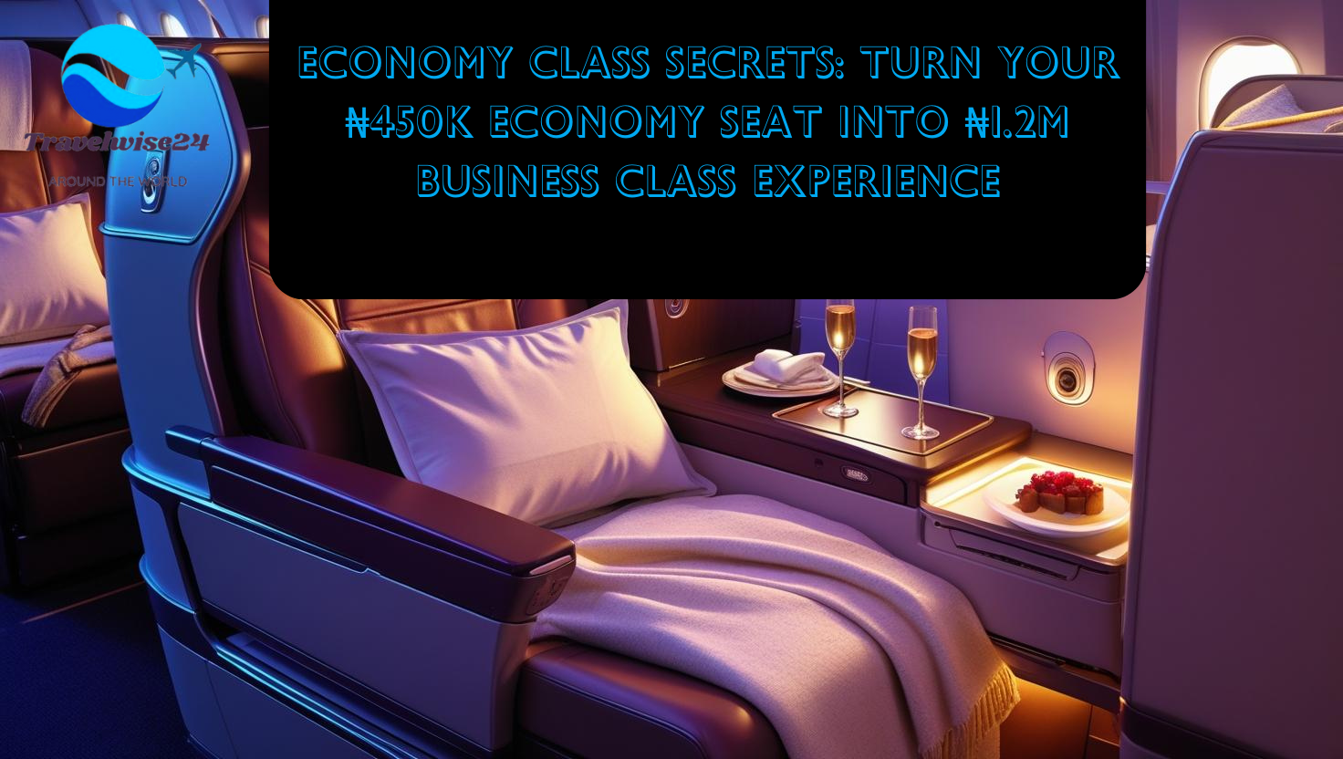 Economy Class Secrets: Turn Your ₦450K Economy Seat Into ₦1.2M Business Class Experience