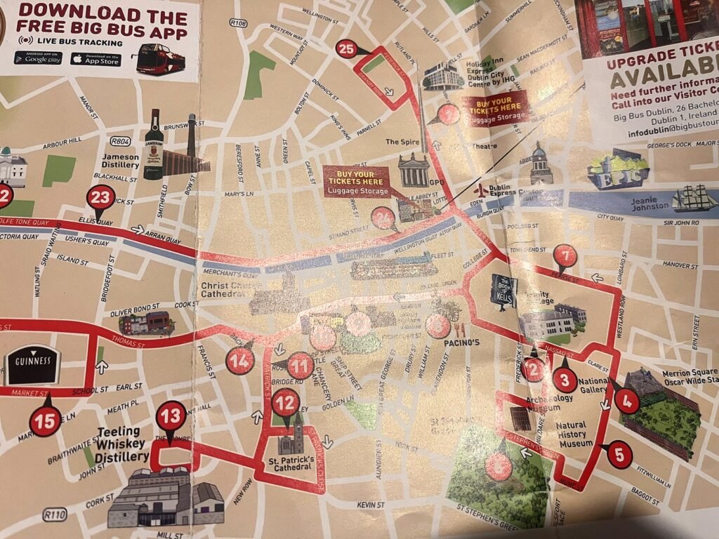 Dublin tour big bus tour